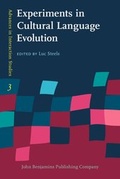 Cover: Experiments in Cultural Language Evolution - John Benjamins Publishing Co
