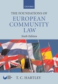 Cover: The Foundations of European Community Law - Oxford University Press