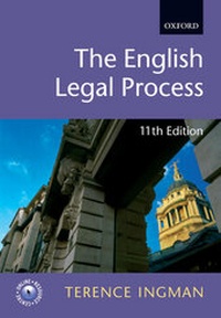 Abbildung von: The English Legal Process - Oxford University Press