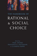 Cover: The Handbook of Rational and Social Choice - Oxford University Press