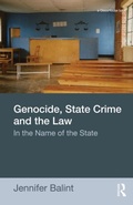 Cover: Genocide, State Crime and the Law - Routledge Cavendish