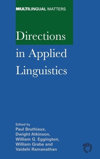 Enlarge image Cover: Directions in Applied Linguistics - Multilingual Matters