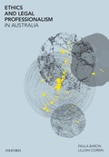 Cover: Ethics and Legal Professionalism in Australia - OUP Australia and New Zealand