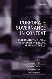 Enlarge image Cover: Corporate Governance in Context - Oxford University Press
