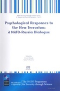 Cover: Psychological Responses to the New Terrorism: A NATO-Russia Dialogue - IOS Press,US