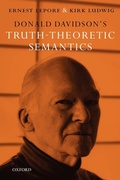 Cover: Donald Davidson's Truth-Theoretic Semantics - Oxford University Press