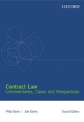 Cover: Contract Law - OUP Australia and New Zealand