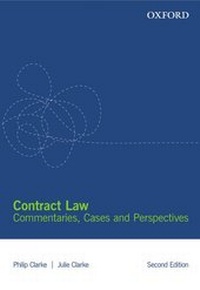 Abbildung von: Contract Law - OUP Australia and New Zealand