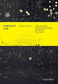 Abbildung von: Contract Law, Fourth Edition - OUP Australia and New Zealand