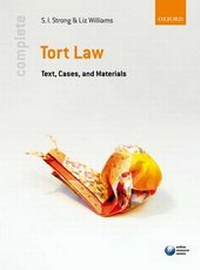 Enlarge image Cover: Complete Tort Law - Oxford University Press