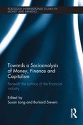 Cover: Towards a Socioanalysis of Money, Finance and Capitalism - Routledge