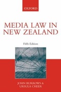 Cover: Media Law in New Zealand - OUP Australia and New Zealand
