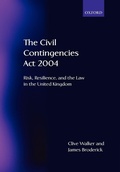 Bild: The Civil Contingencies Act 2004 - Oxford University Press