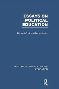 Abbildung von: Essays on Political Education - Routledge