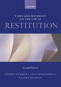 Abbildung von: Cases and Materials on the Law of Restitution - Oxford University Press
