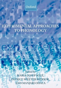 Abbildung von: Experimental Approaches to Phonology - Oxford University Press