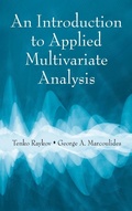 Cover: An Introduction to Applied Multivariate Analysis - Routledge