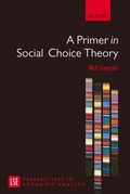 Cover: A Primer in Social Choice Theory - Oxford University Press