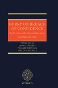 Cover: Gurry on Breach of Confidence - Oxford University Press