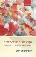 Cover: Same Sex Relationships - Oxford University Press