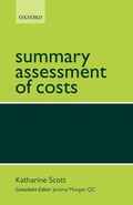 Cover: Summary Assessment of Costs - Oxford University Press