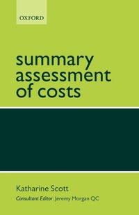 Enlarge image Cover: Summary Assessment of Costs - Oxford University Press