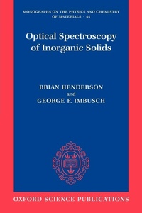 Abbildung von: Optical Spectroscopy of Inorganic Solids - Oxford University Press