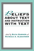 Cover: Beliefs About Text and Instruction With Text - Routledge