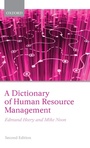 Cover: A Dictionary of Human Resource Management - Oxford University Press