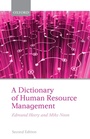 Cover: A Dictionary of Human Resource Management - Oxford University Press