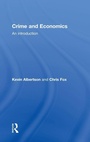 Cover: Crime and Economics - Willan Publishing