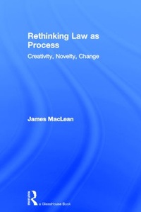 Enlarge image Cover: Rethinking Law as Process - Routledge