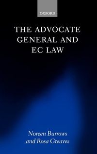 Abbildung von: The Advocate General and EC Law - Oxford University Press