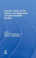 Cover: Current Topics in the Theory and Application of Latent Variable Models - Routledge