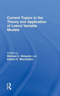 Enlarge image Cover: Current Topics in the Theory and Application of Latent Variable Models - Routledge