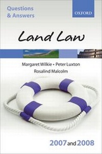 Bild: Land Law 2007-2008 - Oxford University Press