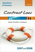 Cover: Law of Contract 2007-2008 - Oxford University Press