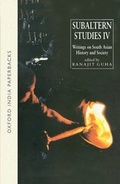 Cover: Subaltern Studies: Volume IV - OUP India
