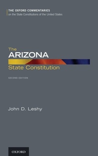 Enlarge image Cover: The Arizona State Constitution - Oxford University Press Inc