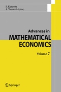 Cover: Advances in Mathematical Economics Volume 7 - Springer