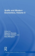 Cover: Sraffa and Modern Economics, Volume II - Routledge