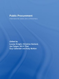 Enlarge image Cover: Public Procurement - Routledge