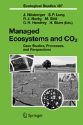 Cover: Managed Ecosystems and CO2 - Springer