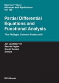 Cover: Partial Differential Equations and Functional Analysis - Birkh&auml;user