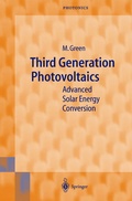 Cover: Third Generation Photovoltaics - Springer