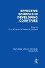 Cover: Effective Schools in Developing Countries - Routledge