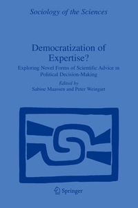 Enlarge image Cover: Democratization of Expertise? - Springer