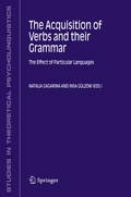 Cover: The Acquisition of Verbs and their Grammar: - Springer