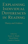 Cover: Explaining Individual Differences in Reading - Psychology Press Ltd