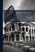 Cover: Quae Extant... - Nabu Press